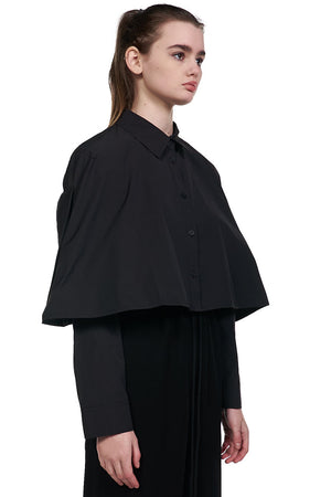 We11done Black Scallop Shirt for Women