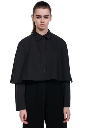 We11done Black Scallop Shirt for Women