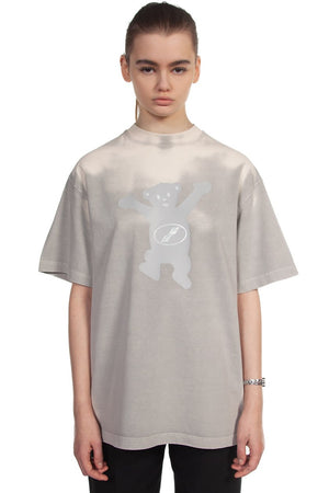 We11done Ivory Heat Sensitive Teddy T-shirt