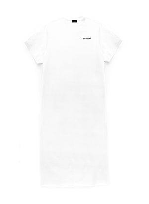 We11done White Logo Print Long T-shirt