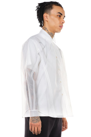 Attempt Organdy External Structured Shirt