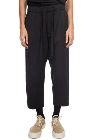 Ziggy Chen Drawstring Cropped Trousers for Men