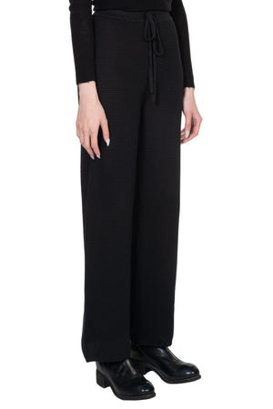 Attempt Black Knitted Pants for Women
