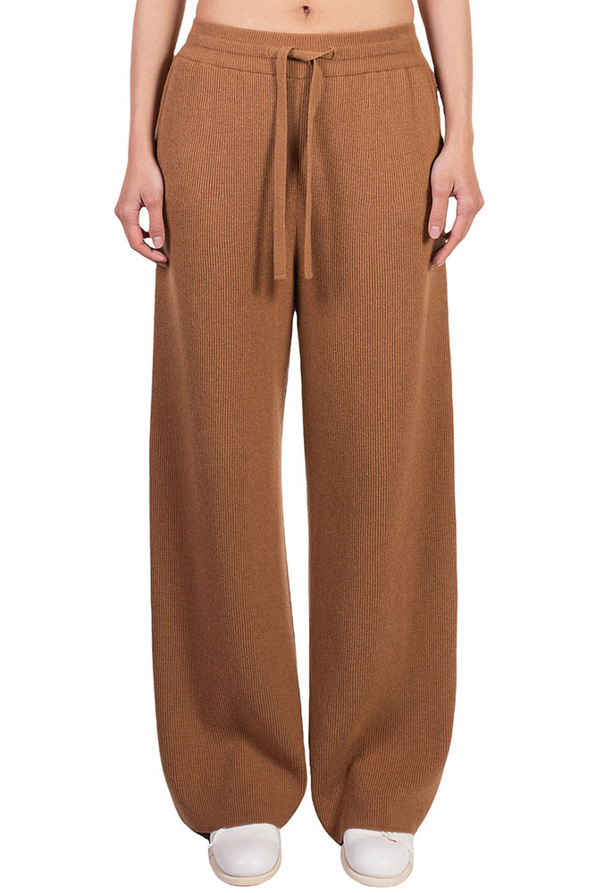 Nanushka Camel Cashmere Blend Knit Pants