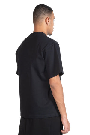 Feng Chen Wang Panelled Collar T-Shirt Black