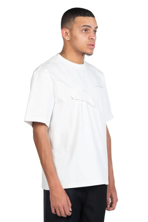 Feng Chen Wang Panelled Collar T-Shirt White
