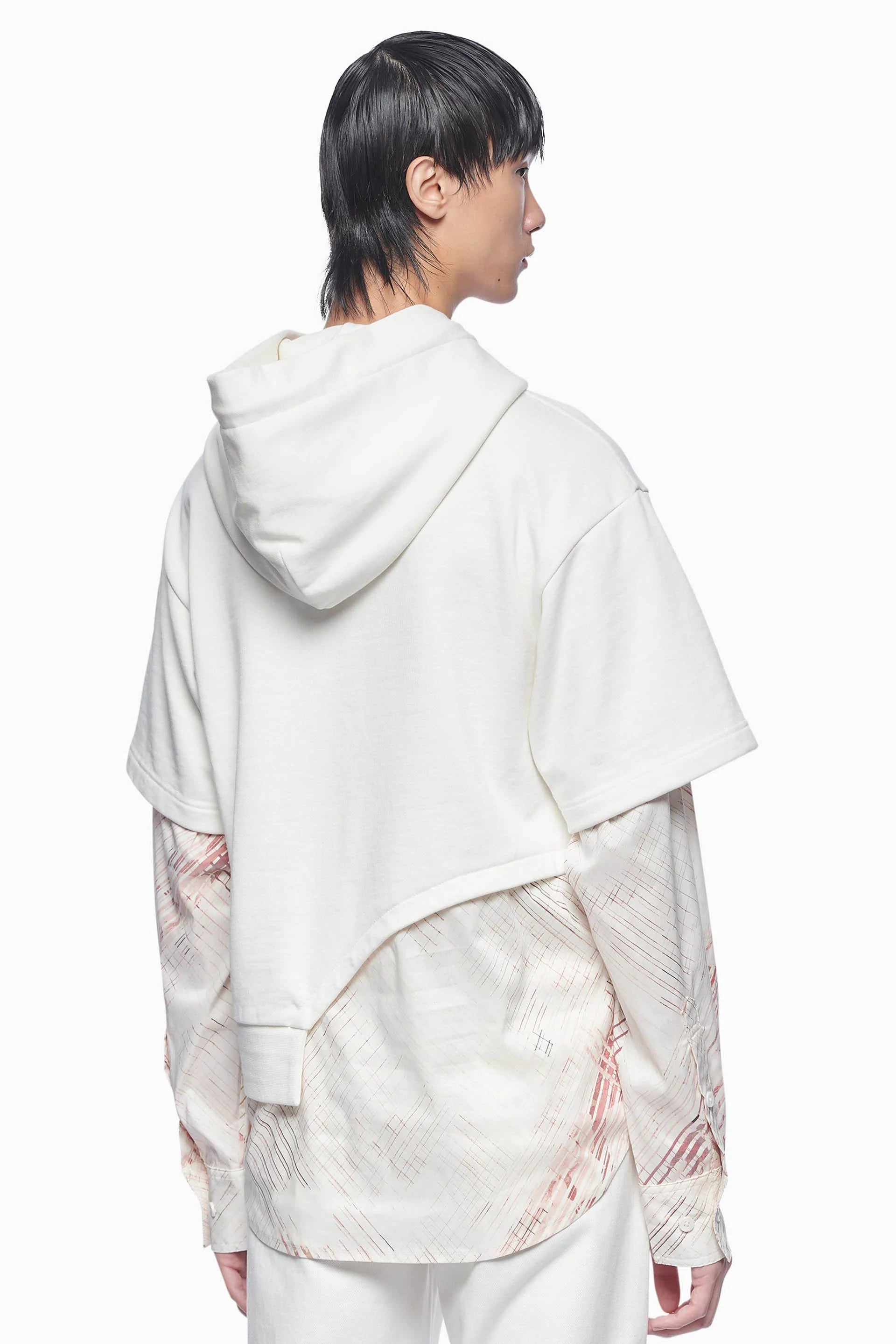 Feng Chen Wang Shirting Panelled Hoodie | UJNG