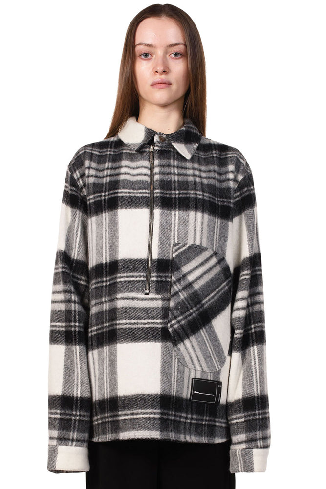 We11done Grey Wool Anorak Jacket