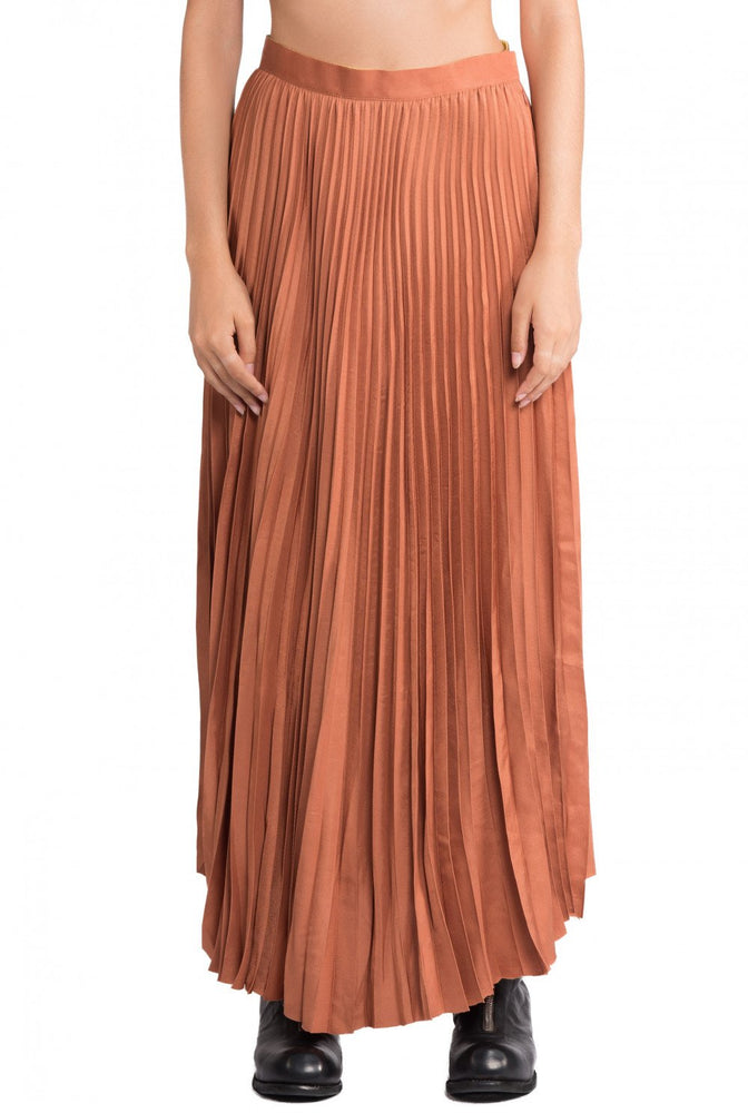 Greyyang Cinnamon Pleats Skirt