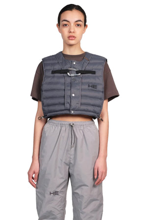 Heliot Emil Cropped Down Vest