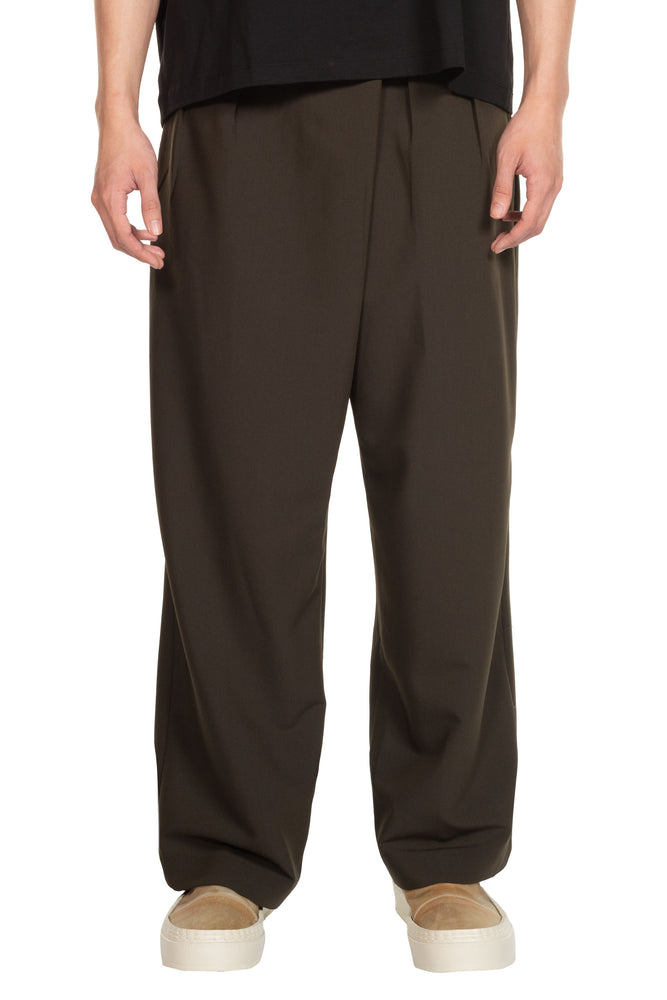 Kar High Waist Trousers Black Olive