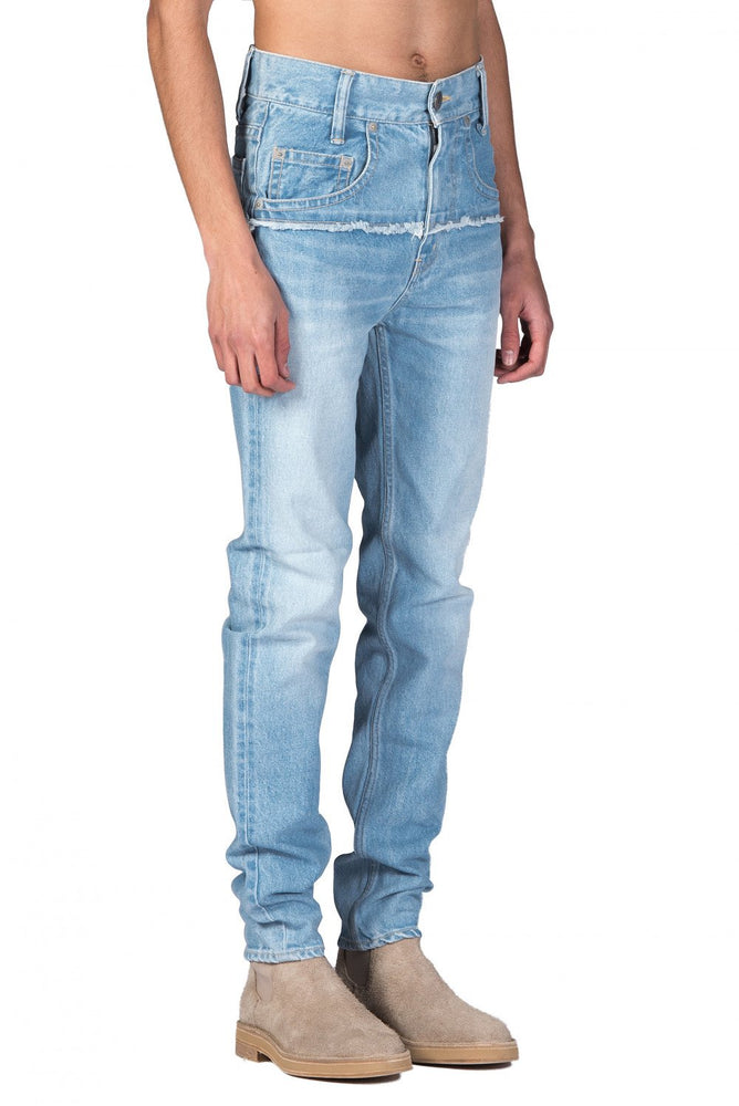 Christian Dada Indigo Slim Jeans.
