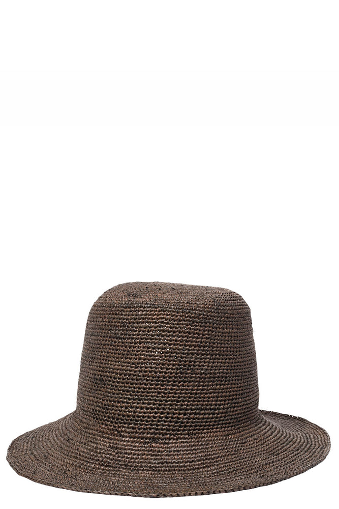 Jan-Jan Van Essche Brown Straw Crochet Hat