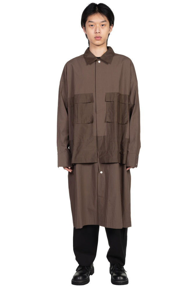 Joe Chia Habanya Long Jacket Umber
