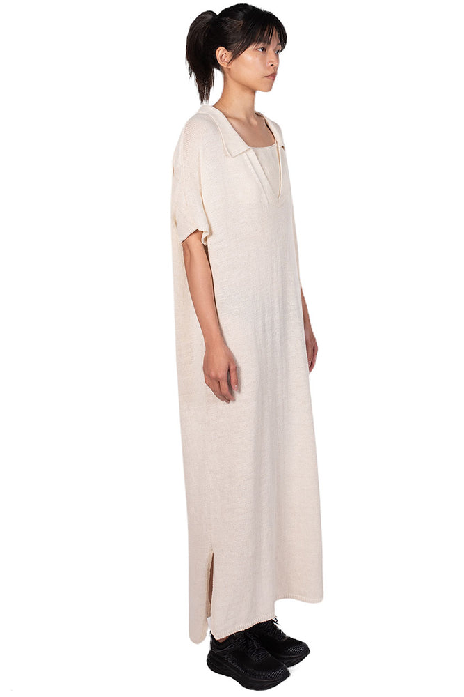 Monica Cordera Natural Knit Linen Dress