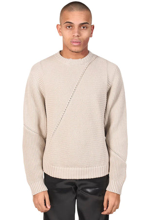 Heliot Emil Multi-Structured Knit Crew Neck