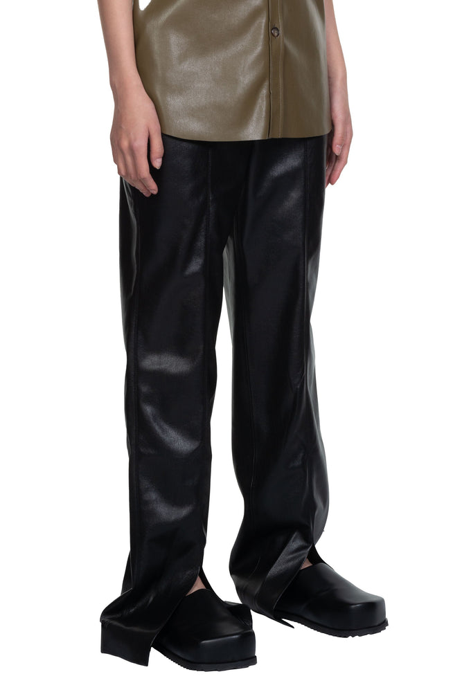 Nanushka Masa Split Front Pants Black