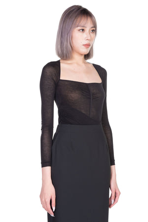 Oude Waag Square Collar Bodysuit