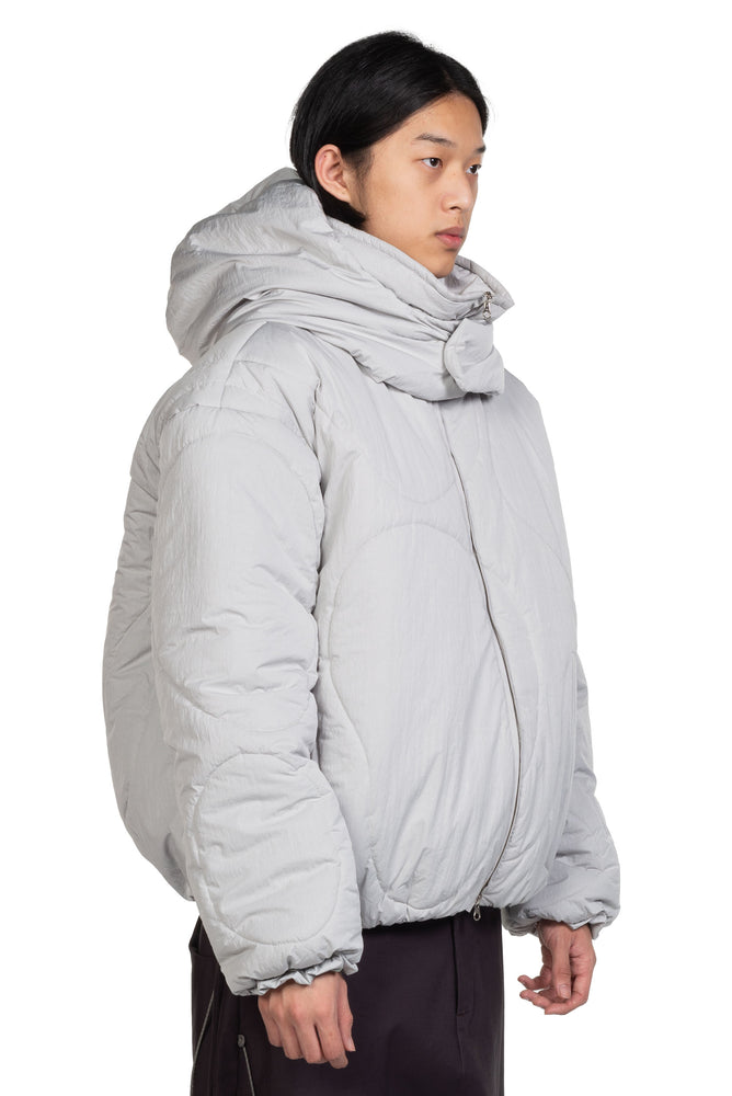 P. Andrade Rio Puffer Jacket Light Grey