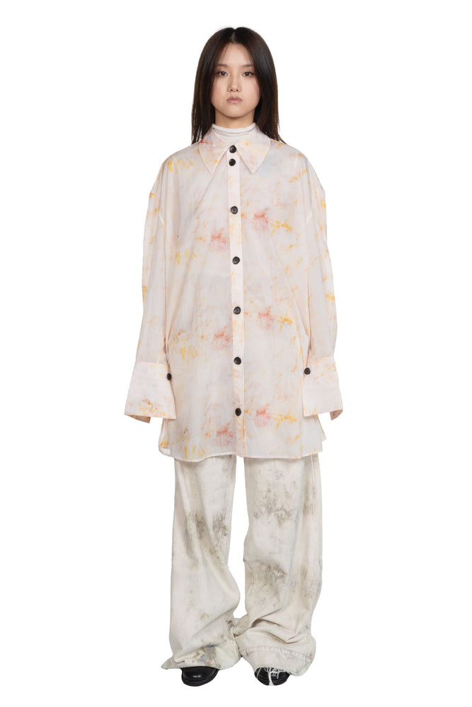 Peng Tai Cotton Chemise Oversize Vanilla Cream