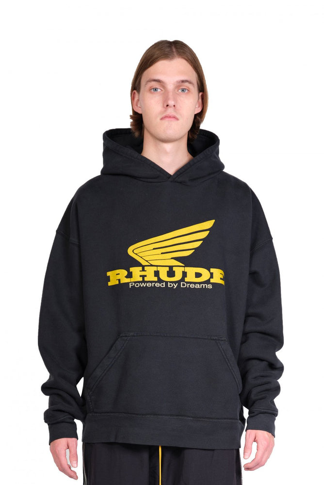 Rhude Black Rhonda Hoodie