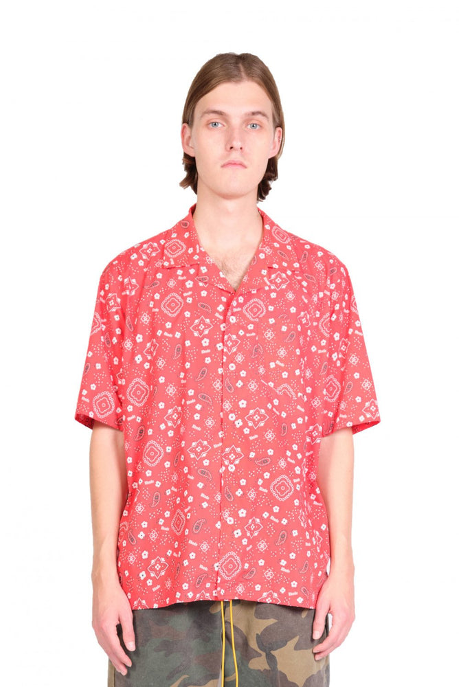 Rhude Red Bandana Hawaiian Shirt
