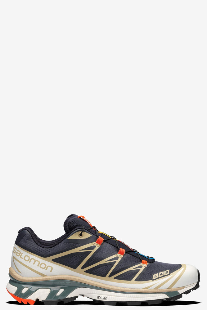 Salomon XT-6 India Ink / Safari / Red Orange