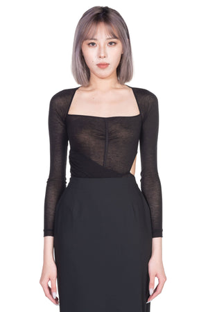 Oude Waag Square Collar Bodysuit