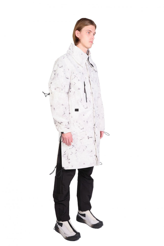Tobias Birk Nielsen White Long Coat