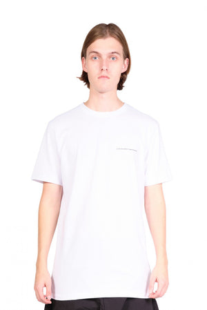 Tobias Birk Nielsen White Graphic Print T-shirt. 