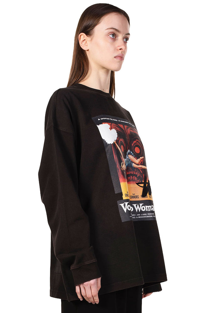 We11done Black Horror Movie T-shirt