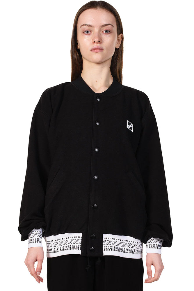 We11done Black Logo Print Jacket