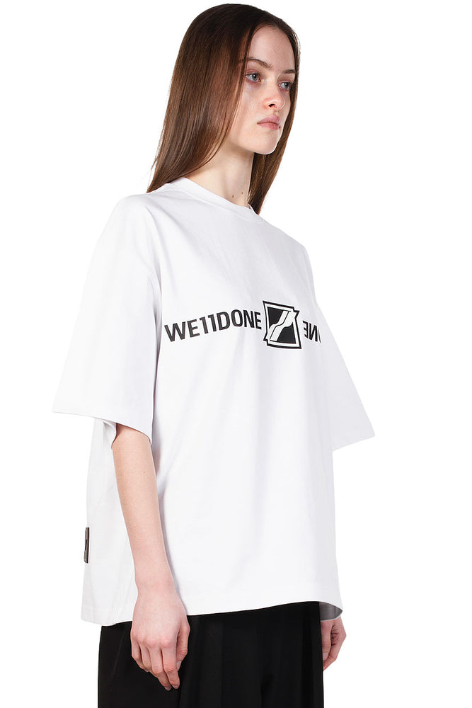 We11done Mirrored Logo T-shirt