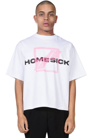 We11done White Homesick Logo T-shirt