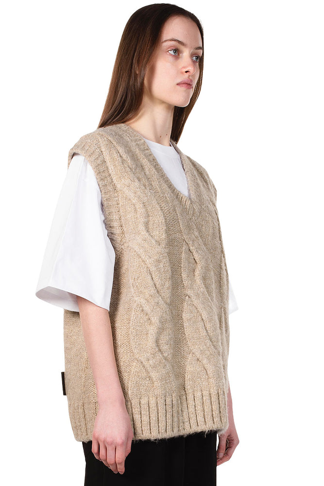 We11done Cable Knit Vest