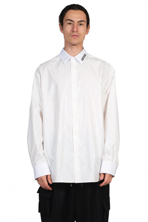 We11Done White Glossy Shirt