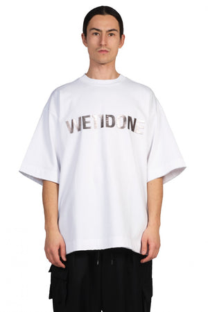 We11done Metallic Logo T-Shirt