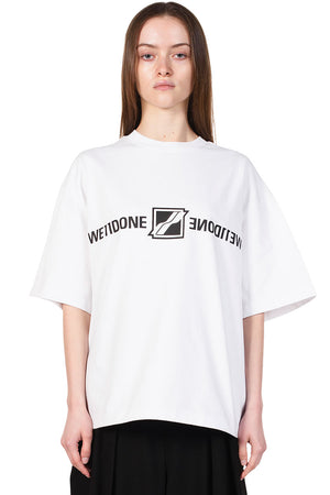 We11done Mirrored Logo T-shirt