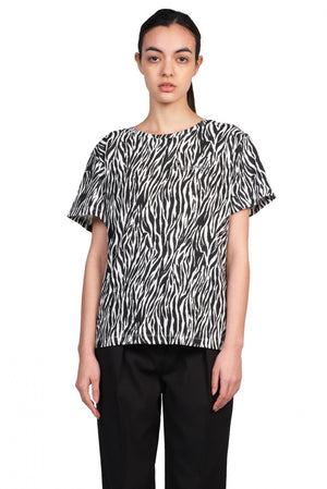 We11Done Zebra Print T-shirt