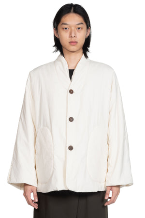 Kar White Padded Cotton Jacket