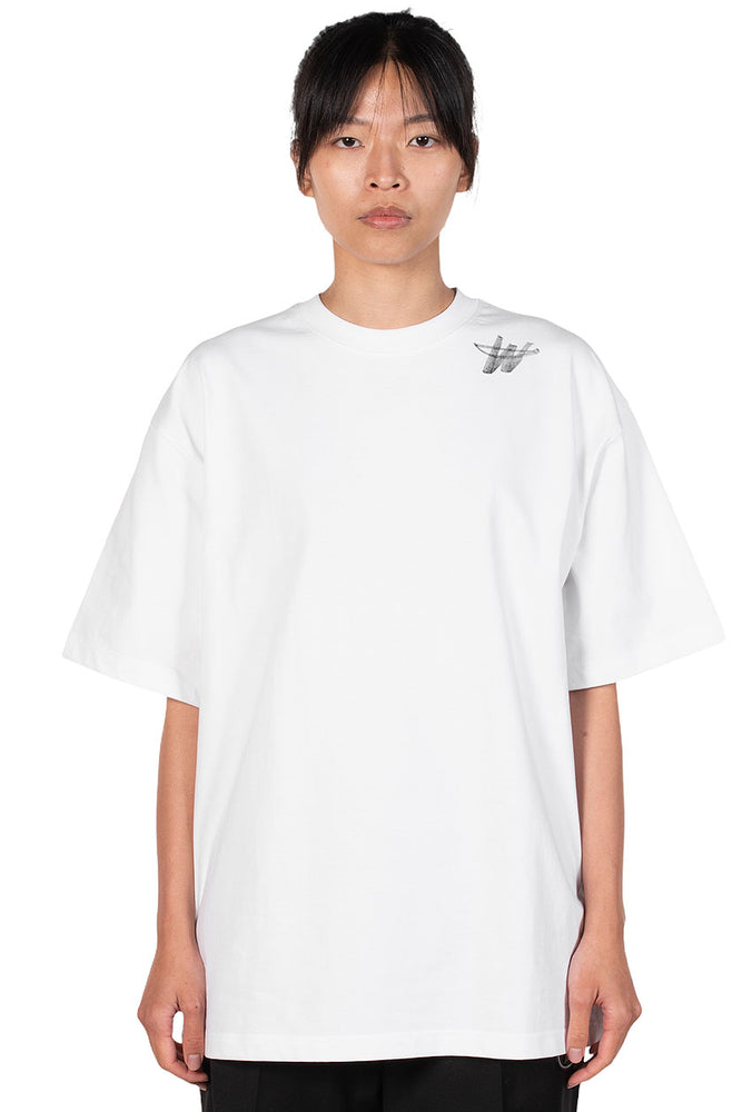 We11done White WD Stamp T-shirt